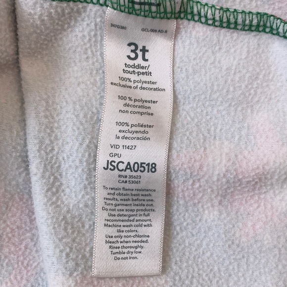 Carter’s Green Christmas Pajama Set - 3T - Picture 5 of 9